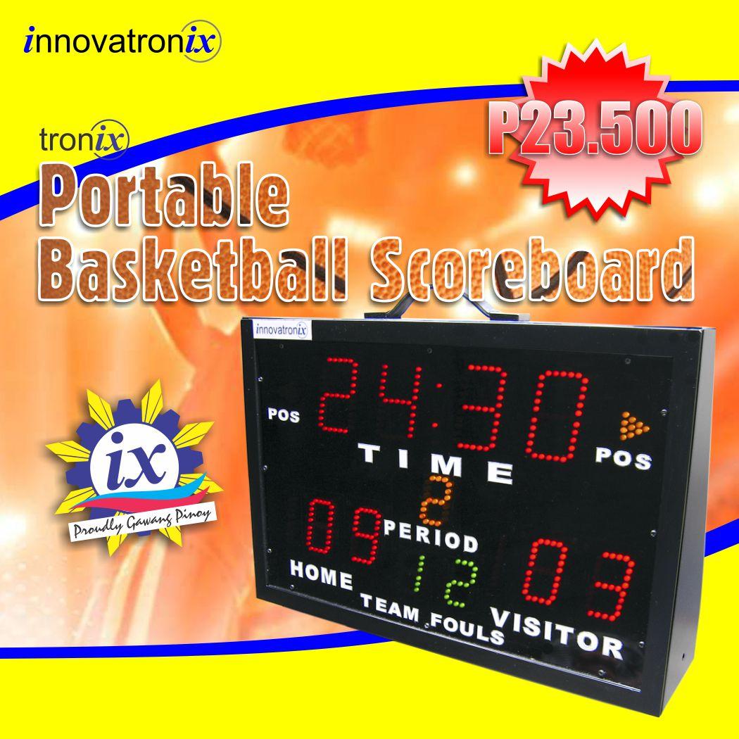 Innovatronixtronix Portable Electronic Scoreboard One 1 Piece Tronix