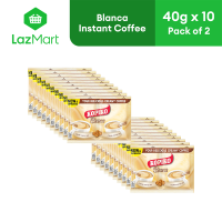 Kopiko 3in1 Coffee - Blanca Twin Pack 40g x 10 sachets - Pack of 2