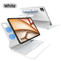 DANYCASE For iPad Magic Keyboard Case for iPad 11th A16 10th Air 11 M4 M3 M2 Air 5 Air 4 10.9inch Pro 11 13 M5 M4 2018-2022 iPad Pro 12.9 iPad Air 13 M4 M3 M2 Wireless Bluetooth Keyboard Case Adjustable Angles with LCD Power Display