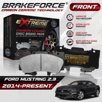 BrakeForce Extreme Carbon Ceramic Front Brake Pads For Ford Mustang Ecoboost 2014 Up To Present Model
