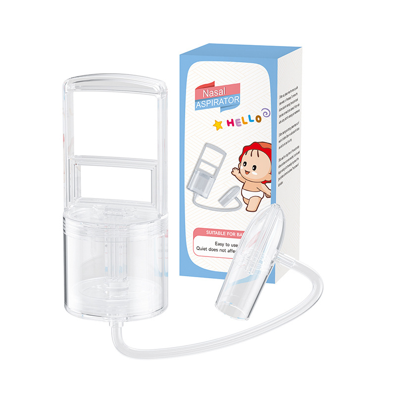 SURPLUCK Nasal Aspirator for Baby Newborns Nose Mucus Cleaner Nose Aspirator Hand Pulled Baby 0Mos+