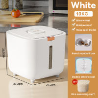 Royalstar Rice Dispenser 10KG Sealed Rice Storage Container Moisture-proof & Insect-Proof Cereal Storage Container Food Storage Box with Measuring Cup