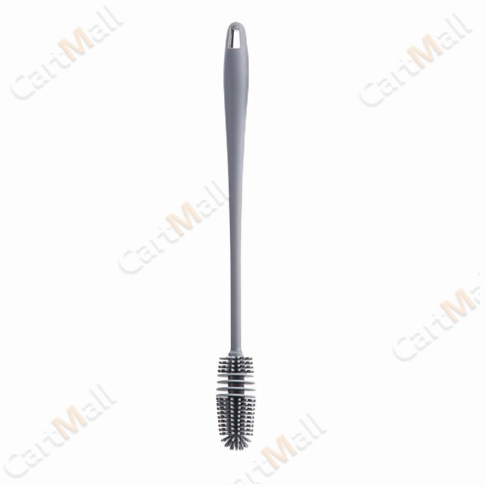 Long Handle Multifunctional Cleaning Bottle Brush 360 degrees Silicone Milk Bottle Deep Clean Brushes