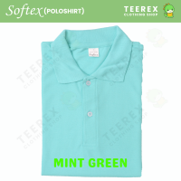 SOFTEX Honeycomb UNISEX PLAIN POLO SHIRT MINT GREEN KIWI APPLE GREEN LIGHT APPLE (BEST SELLER/LOWEST PRICE)