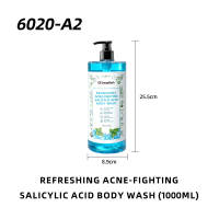 12StarSigns FDA Refreshing Acne-Fighting Salicylic Acid Men&Women Body Wash Bath Soap ShowerGel