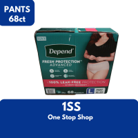 Depend Fresh Protection + Size Large Pants 68ct