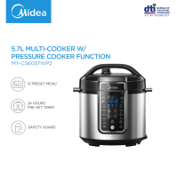 Midea 12-in-1 InnerChef 5.7L Multi-Cooker with Pressure Cooker Function 12 Preset Menu LED Display