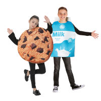 Eraspooky Children Milk Cookie Costumes Funny Food Kids Cosplay Outfit On Sale