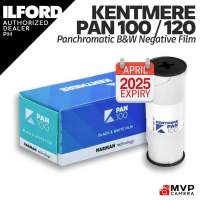 [SALE] EXPIRED ILFORD Kentmere PAN 100 120 Black & White B&W Negative Film Medium Format MVP CAMERA
