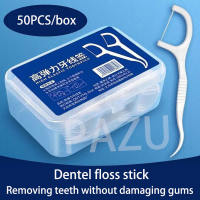 50Pcs/Box Teeth Toothpicks Stick Dental Floss Flosser Picks Tooth Clean Oral Care COD PAZU