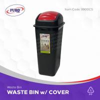 1 pc FUHO 16L Trash Bin with Swing Cover #9900CS