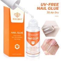 Modelones Nail Glue for Press Ons Press On Nails and Acrylic Nails Super Strong Long Lasting Gel Nail Glue for Nail Tips Safety Non-Acid Non-ToxicNo UV LED Super Air Dry Easy Stick