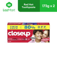 Closeup Red Hot Toothpaste Twinpack 173g x 2