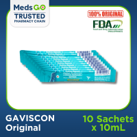 Original GAVISCON Liquid Sachet 10ml x 10s - Indigestion & Heartburn Relief