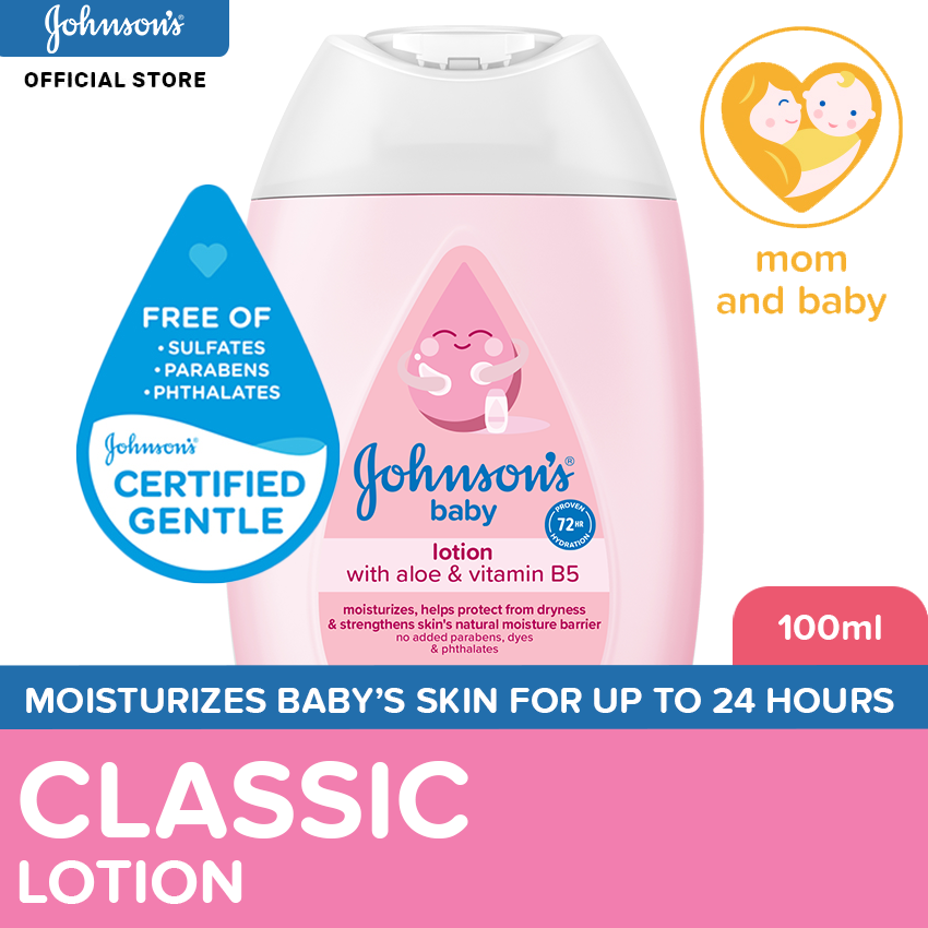 Johnsons Baby Lotion 100ml - Lotion for Baby Kids Baby Essentials Baby Care Baby Body Lotion