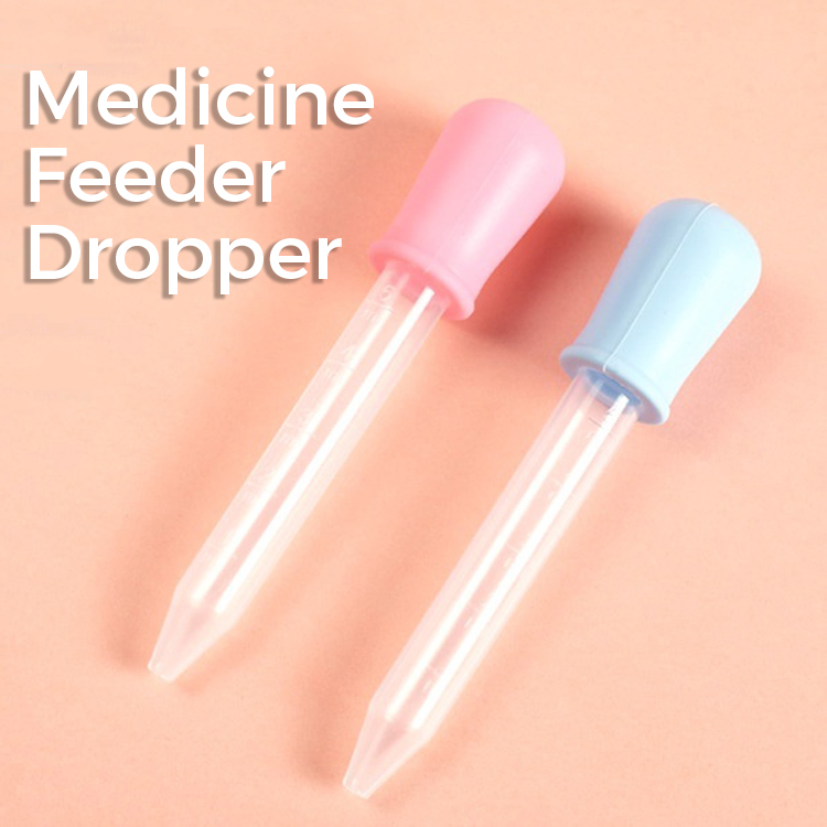 Multi-Purpose Liquid Dropper Safe Silicone Baby Medicine Feeder No BPA