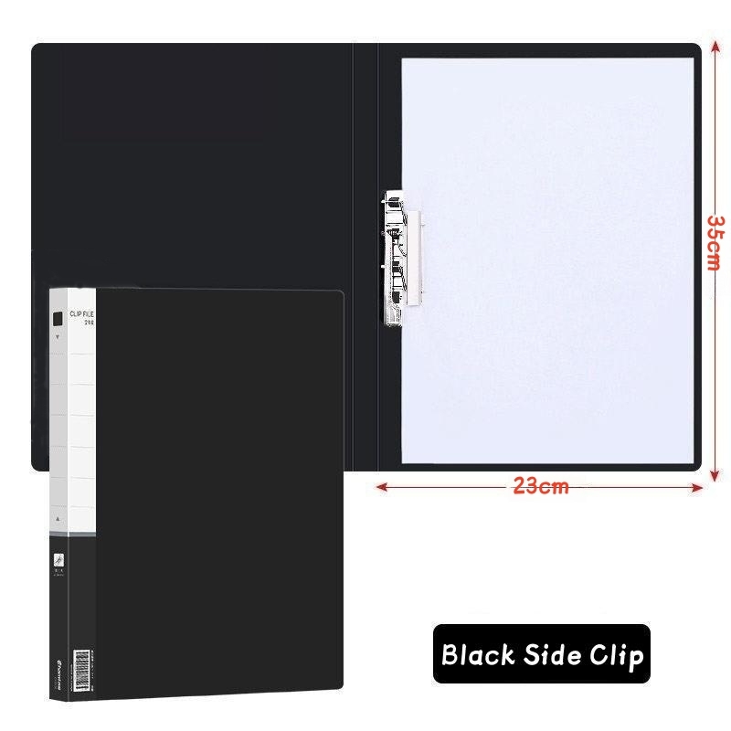Clipboard Long with Cover Clip Board Folder Profile Clip File Folder Double Documents Office School Supplies 23X35 CM