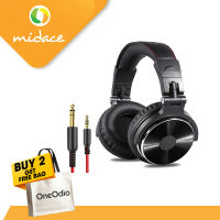 OneOdio Pro 10 Professional DJ Studio Monitor Headphones Hi-Fi Over-Ear Wired 50mm Drivers for Recording Mixing & DJ Hi-Fi Studio Over-Ear Foldable Wired with SharePort Audio Sharing - White