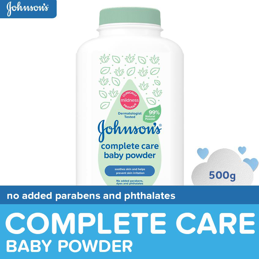 Johnsons Complete Care Baby Powder 500g - Baby Essentials Baby Care