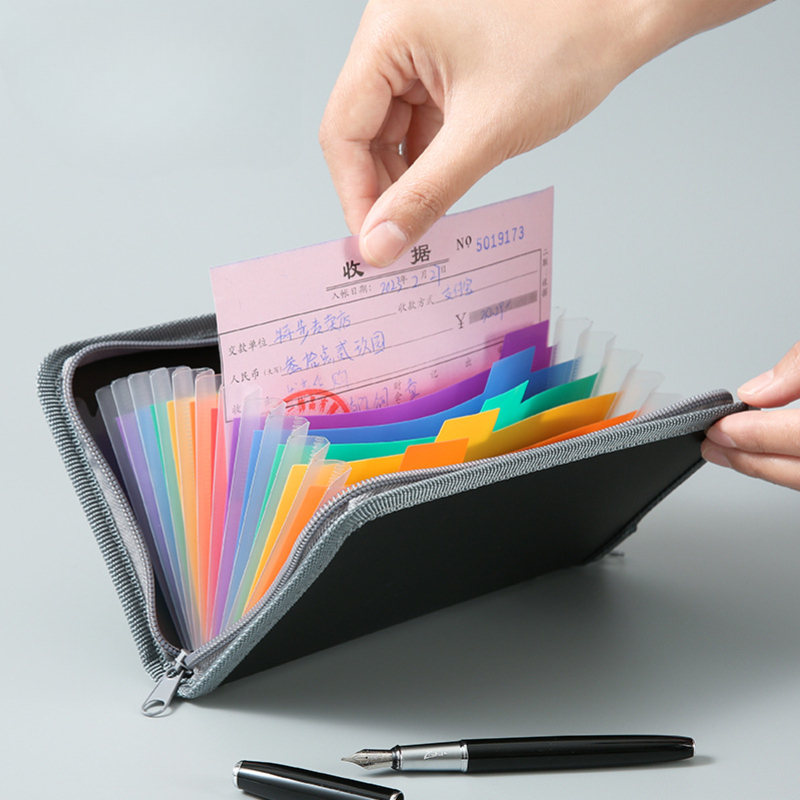A6 Budget Binder Money Organizer 13 layer Expanding Check Bill Receipt Organizer Budget Organizer
