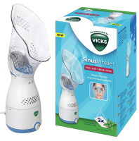 Vicks - Personal Sinus Inhaler Face Steamer with Soft Face Mask with FREE 2 PADS vicks