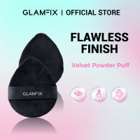 GLAMFIX Velvet Powder Puff | Ultra-Soft Powder Puff | Smooth Blending & Flawless Finish
