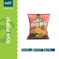 OSH Pops! Smokey BBQ Popped Corn Chips 28g Snack Low Calorie Gluten Free Cholesterol Free Not Fried Crunchy
