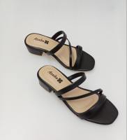 Azalea Dianne in Black 1.5 inches block heels sandals