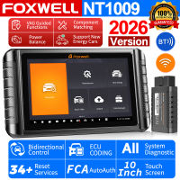 FOXWELL NT1009 12V 24V OBD2 Scanner Full System 2026 Car Diagnostic Tool Ecu Coding Scanner Bluetooth Scanner Turck Obd 2 Scanner Fast Clean Code Reader Automotive 35+ Reset Functions Diesel Scanner Obd Gauge Meter Pk launch x431 pro elite