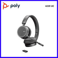 Original Plantronics Voyager 4220 UC USB-A Stereo Wireless Bluetooth Headset