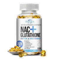 NAC Supplement N-Acetyl Cysteine Plus L-Glutathione 500 Mg Intracellular Antioxidant Complex with Milk Thistle Extract - Reduced Liposomal Glutathione