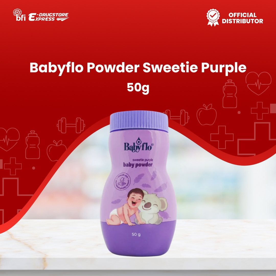 Babyflo Powder Sweetie Purple 50g