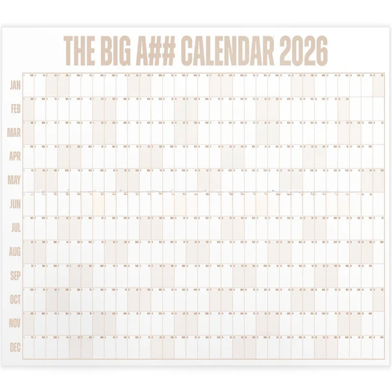 Extra Large Wall Calendar 2026 Giant Desk Calendar Premium Quality Durable Oversized Yearly Calendar Home Office Decor Planning Organizer