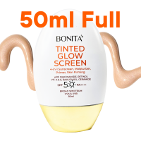 BONITA TINTED GLOW SCREEN SPF 50 PA +++  4-in-1  Face & Body Sunscreen Moisturizer Primer Skin Firming Sun Protection