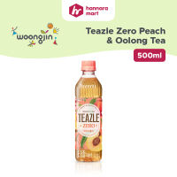Woongjin Teazle Zero Peach and Oolong Tea Drink 500ml | Hannara Mart