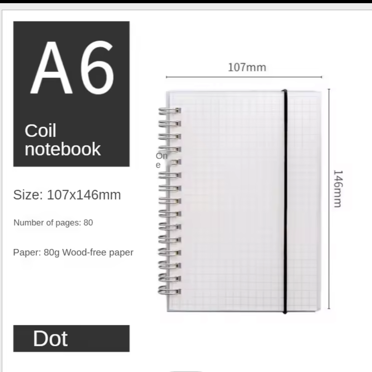 SY Special Price Coil Notebook Grid Blank Line Dot A5/B5/A6 Loose-Leaf Coil notebook