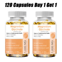 Omilay Magnesium Glycinate Supplement for Natural Sleep Reduce Stress & Anxiety Magnesium Vitamin Support Bone Health Magnesium Capsules Dietary Supplements