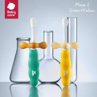 BC Babycare Baby Kids Soft Bristle Training Toothbrush Childrens Non-slip Tooth Brush Growth Training Toothbrushes Baby 3-Stage Safety Dental Oral Care Tools 1-3 to 6 and a half years old baby with deciduous teeth Teeth Oral Cleaning