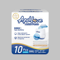 ANDLOVE adult diapers S/M/L/XL/XXL (40pcs/4pack) adult pull-up pants leak-proof