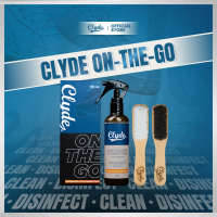 Clyde On-The-Go Premium Shoe Cleaner 150ml for Canvas Nylon Suede Leather Multi-material Shoes
