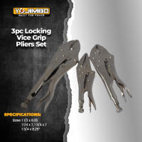 Yojimbo 3pc Locking Vice Grip Pliers Set