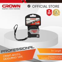 CROWN CPHMT-AD0316 Steel Tape Measuring Tape with Dual Measurement units (Metric & Inches)
