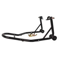 Meroca Motorcycle Racing Paddock Stand 2 in 1 Motorcycle Rear Parking Bracket Heavy Duty Big Bike Paddock Stand Rear Wheels Support Frame Maintenance Lifting Frame Universal