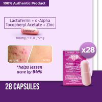Lactezin 100mg Anti-Acne 28 capsules