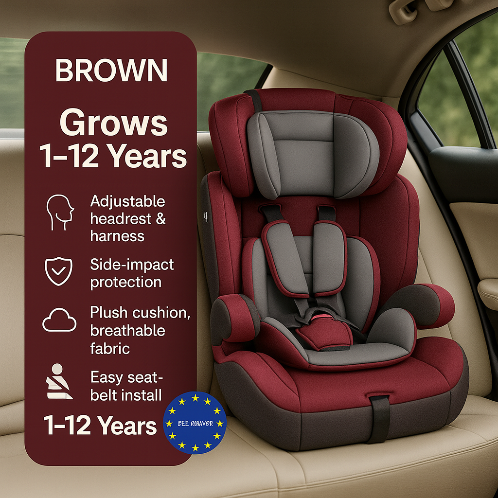 Car Seat For Baby kids car seat for baby 0 12 years Five-point Safety buckle stable portable cushioned