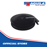 Aguila Auto Glass Window Channel Seal for Vehicle Safety - Black Coiled Automotive Exterior Accessory - 226cm Official Store