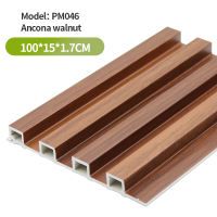 CBH 10PCS Wall Panel  3D Wallpaper  Board Waterproof Grille Design Ecological Board Wood Panel