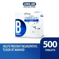 Pharex B-Complex 500 Tablets Vitamin B1+B6+B12 - Prevention of ngalay tusok manhid