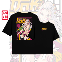 ETQT Demon Slayer Daki Anime Oversized Tshirt Shirt For Men Women Collection Oversize Over size Top Tops T Shirt Loose Shirts Graphic Tee Tees