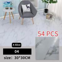 JYHOME Vinyl Tile Floor Stickers 3D Self-adhesive Waterproof Floor Stickers For Living Room Office Floors
